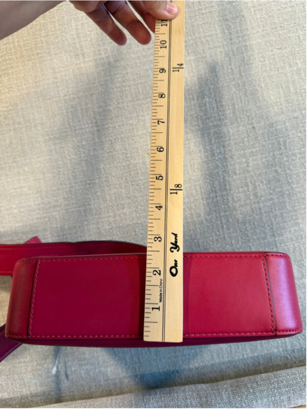 Michael Kors Jet Set Saffiano Leather Crossbody Bag carmine pink - Picture 13 of 13